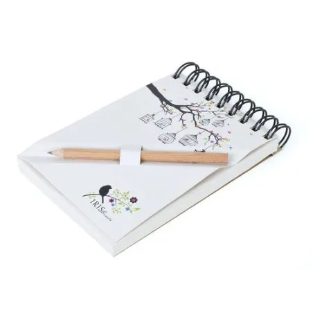 Bloc-Notes A7 Écologique avec Crayon Agenda