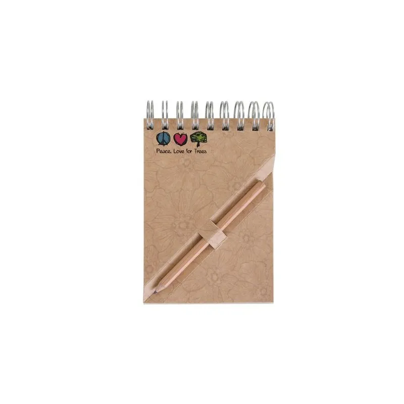 Bloc-Notes A7 Écologique avec Crayon Agenda