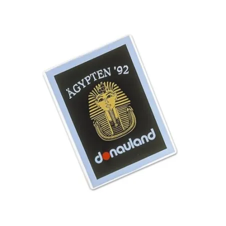 BADGE PLASTIQUE (PS) RECTANGLE 43x58 mm AVEC PINCE EPINGLE