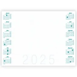 Sous-mains 2025 Personnalisés pour Bureau 2