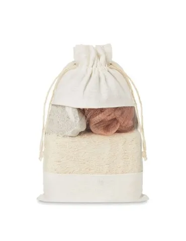 Set de bain pochette coton CUIDA SET