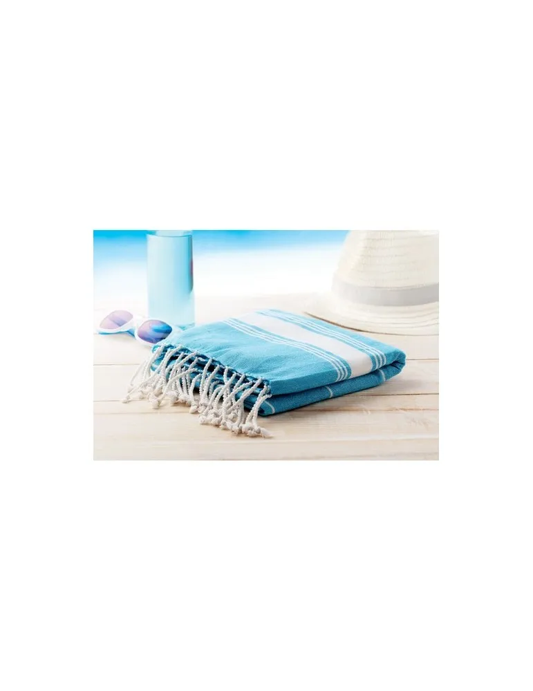 Serviette de Plage Coton MALIBU - Élégance et Confort Personnalisé