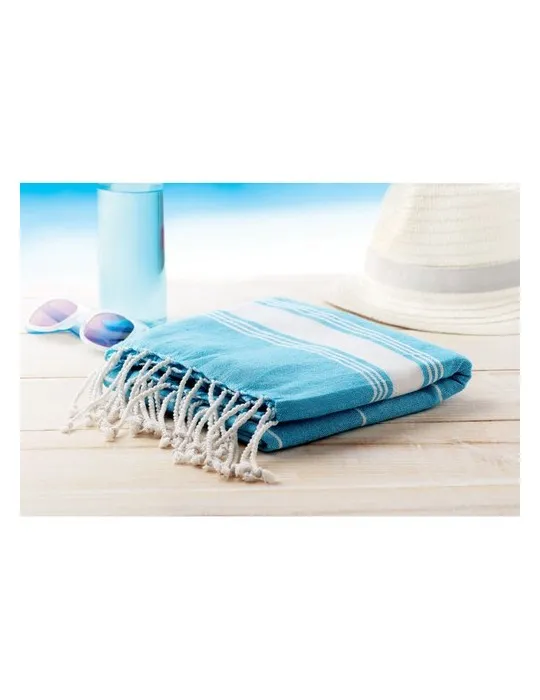 Serviette de Plage Coton MALIBU - Élégance et Confort Personnalisé