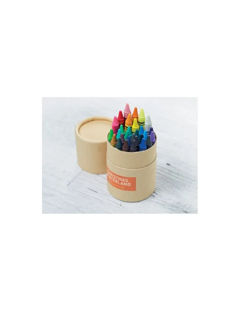 Etui 30 Crayons Cire STRIPER - Couleurs Éclatantes