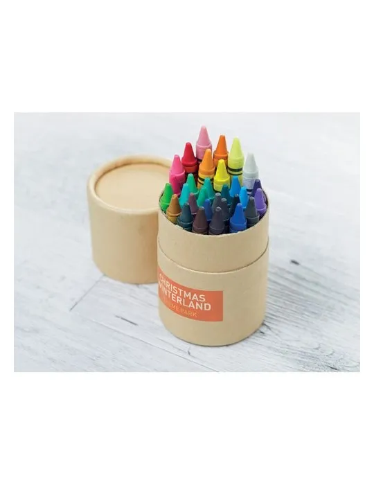 Etui 30 Crayons Cire STRIPER - Couleurs Éclatantes