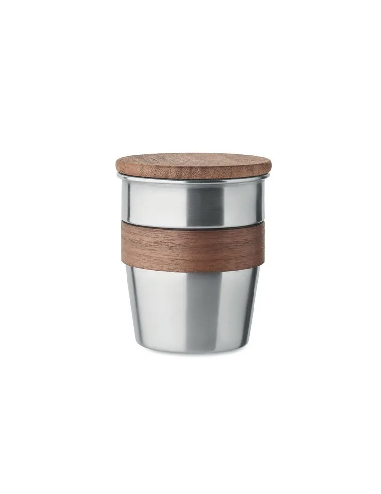 Gobelet Simple Paroi 350 ml - WALNUT