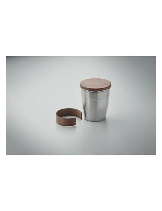 Gobelet Simple Paroi 350 ml - WALNUT