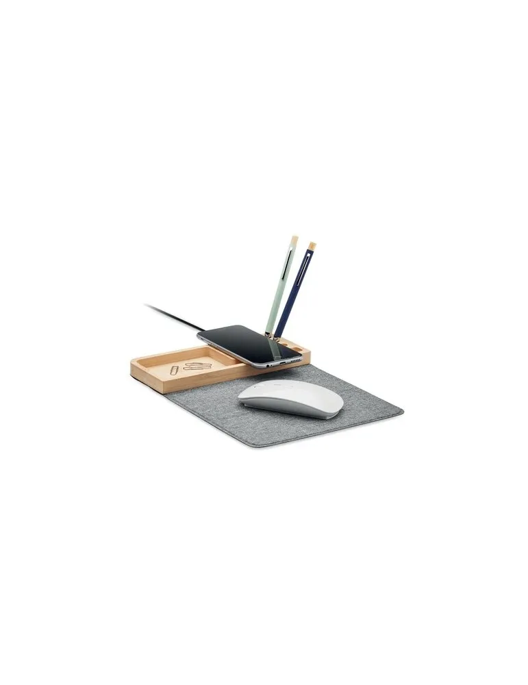 Chargeur sans fil bambou 15W PANDU - Écolo et Pratique