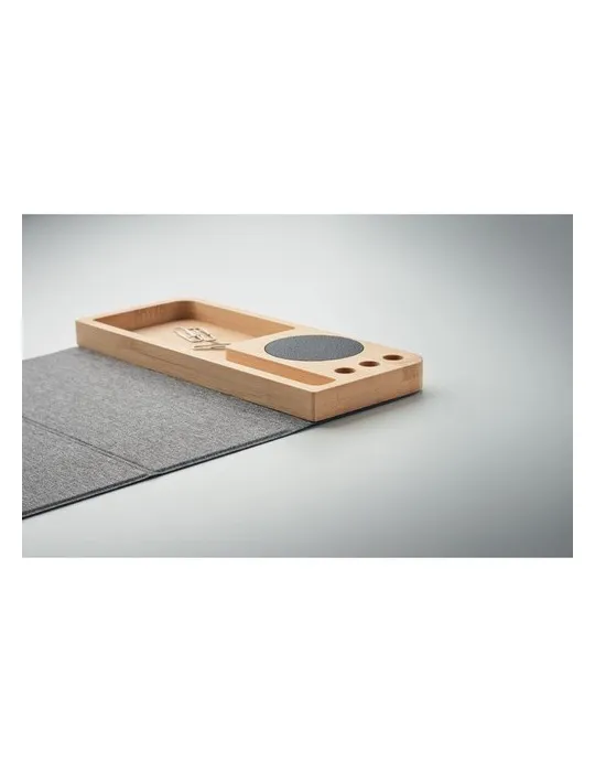 Chargeur sans fil bambou 15W PANDU - Écolo et Pratique