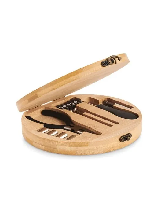 Set d'outils 15 pièces BARTLETT en bambou Personnalisé