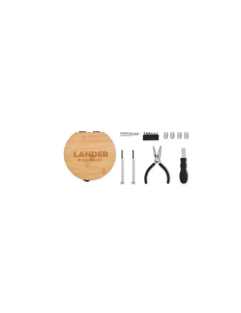 Set d'outils 15 pièces BARTLETT en bambou Personnalisé