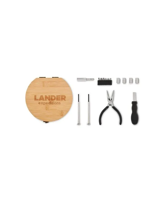 Set d'outils 15 pièces BARTLETT en bambou Personnalisé