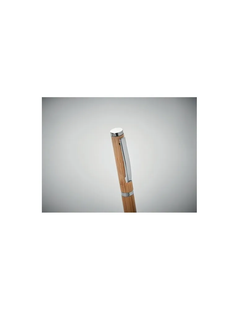 Stylo Gel en Bambou CAIRO - Élégance Écologique