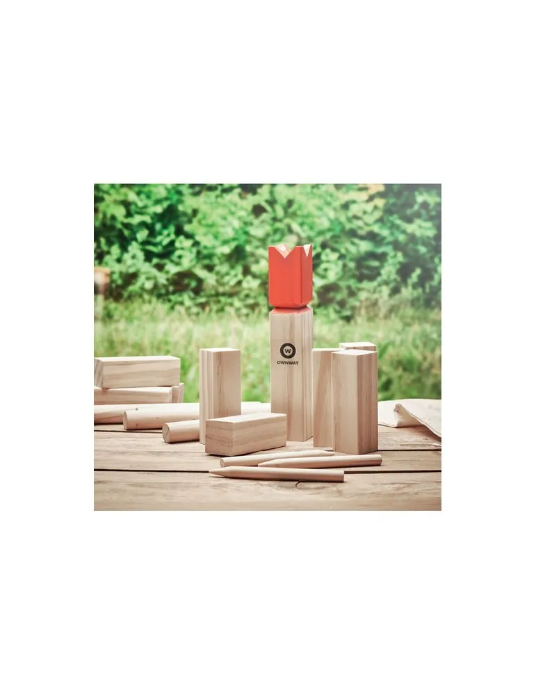 Jeu de lancer en bois de pin KING