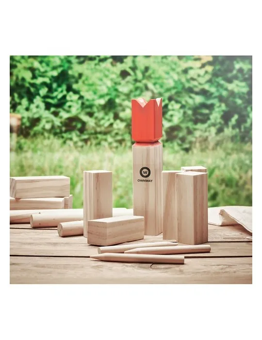 Jeu de lancer en bois de pin KING