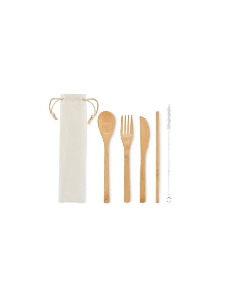 Couverts en Bambou Réutilisables - SETSTRAW