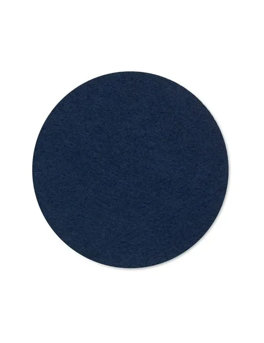 Sous-verre rond en feutre RPET - Écologique et Chic