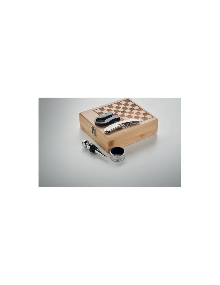 Set à Vin et Jeu d'Échecs CHESSET