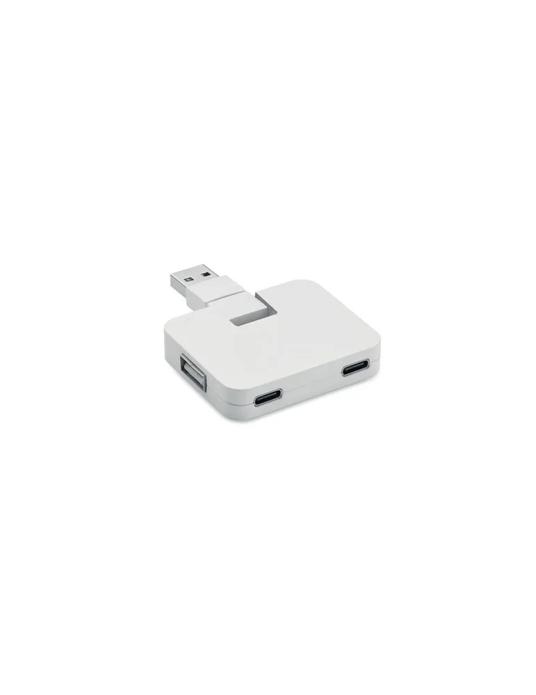 Hub USB 4 Ports SQUARE-C : Connectez-vous facilement