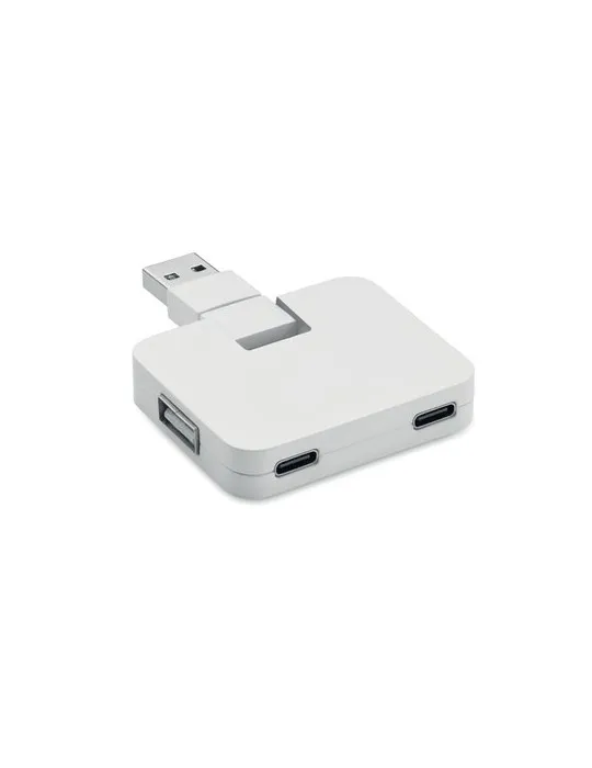 Hub USB 4 Ports SQUARE-C : Connectez-vous facilement