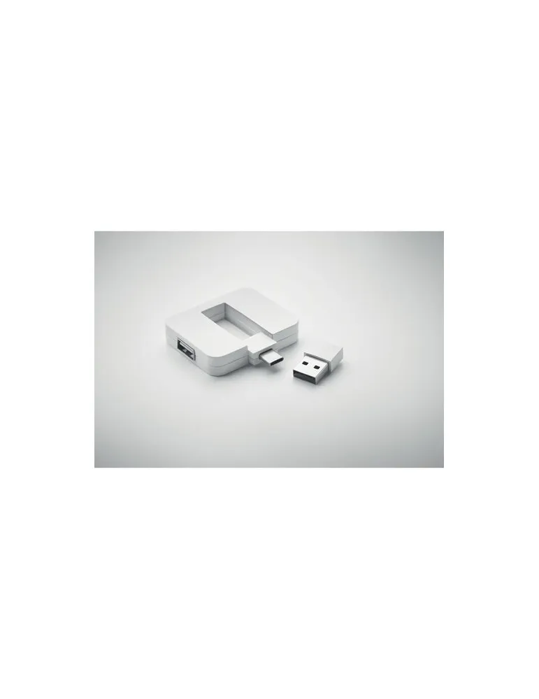 Hub USB 4 Ports SQUARE-C : Connectez-vous facilement