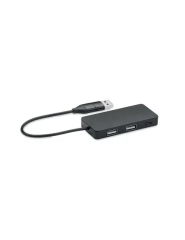 Hub USB 3 Ports avec Câble 20cm - HUB-C