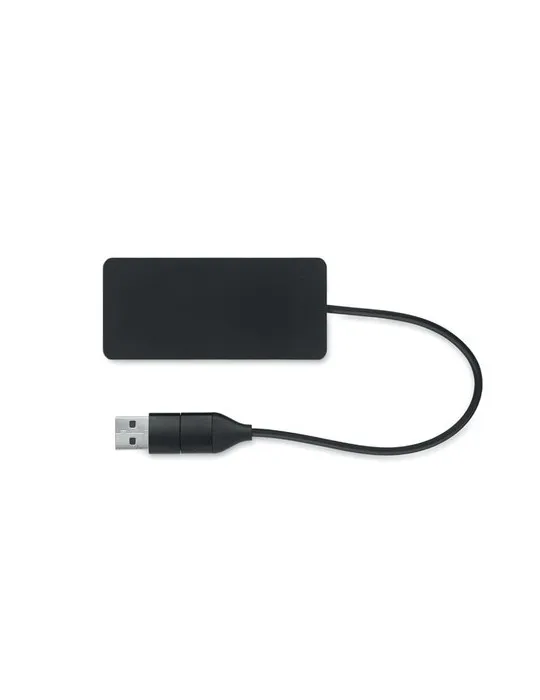 Hub USB 3 Ports avec Câble 20cm - HUB-C