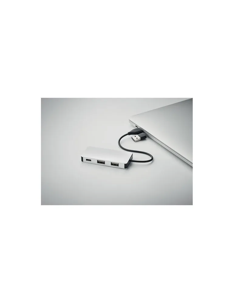 Hub USB 3 Ports avec Câble 20cm - HUB-C