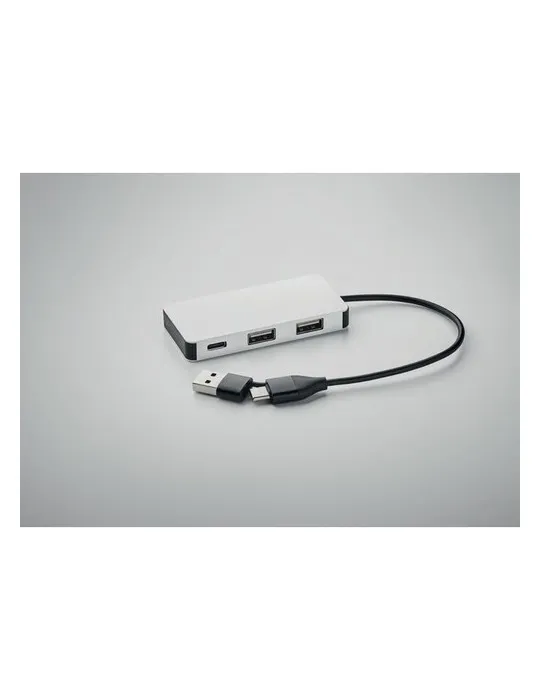Hub USB 3 Ports avec Câble 20cm - HUB-C