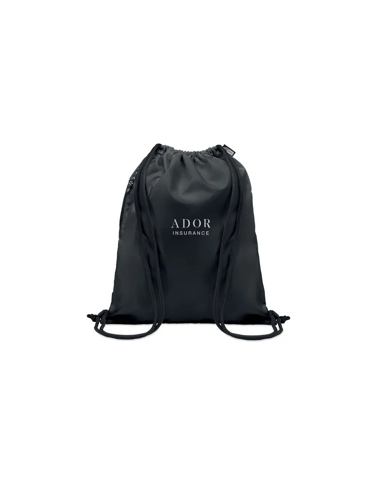 Grand Sac à Cordon 300D RPET NIGHT Personnalisé
