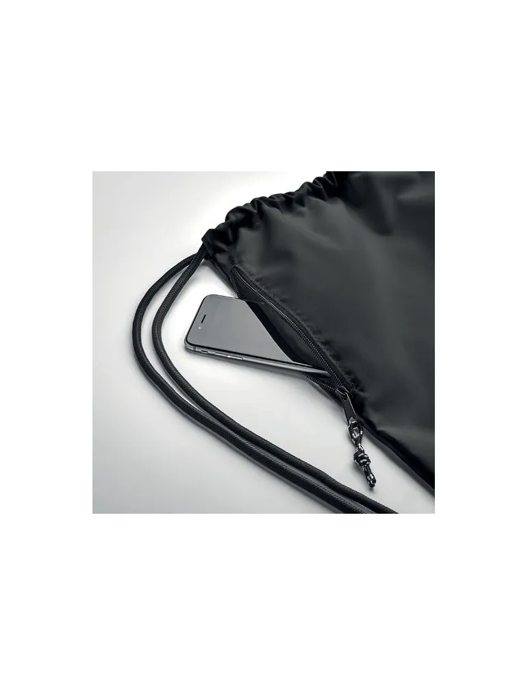 Grand Sac à Cordon 300D RPET NIGHT Personnalisé