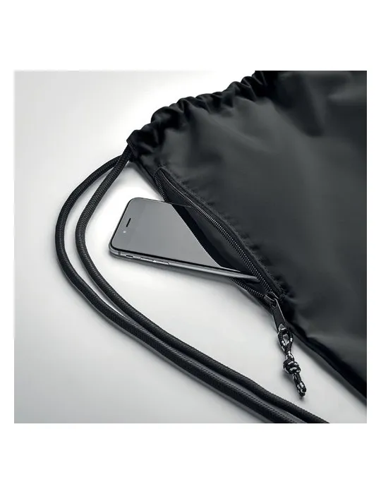 Grand Sac à Cordon 300D RPET NIGHT Personnalisé