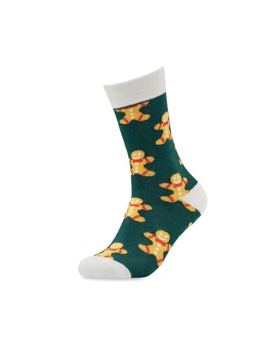 Chaussettes de Noël Joyful L - Écologiques et Festives