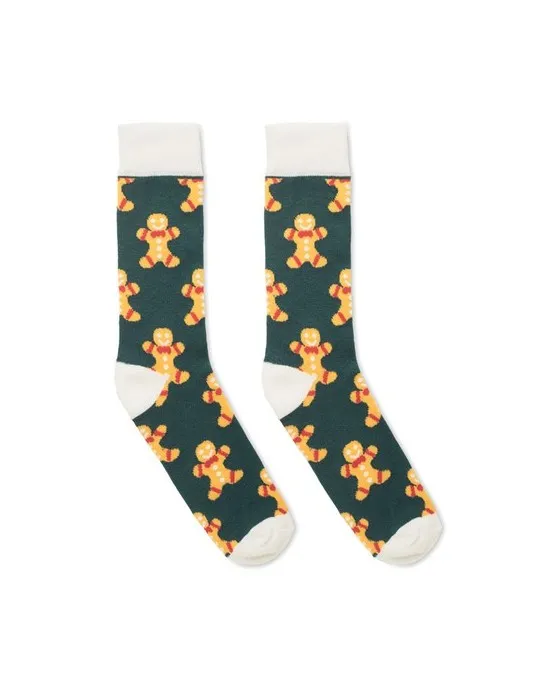 Chaussettes de Noël Joyful L - Écologiques et Festives
