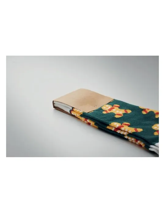 Chaussettes de Noël Joyful L - Écologiques et Festives