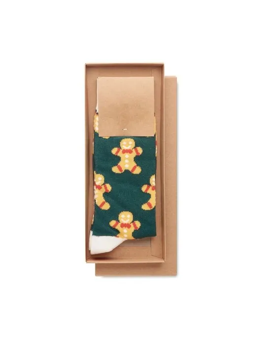 Chaussettes de Noël Joyful L - Écologiques et Festives