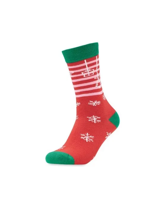 Chaussettes de Noël Joyful L - Écologiques et Festives