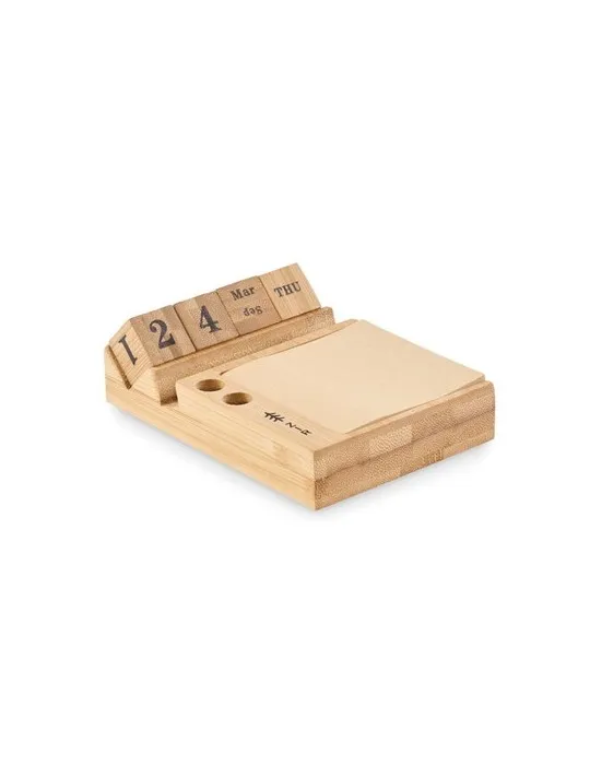 Calendrier de bureau en bambou BOOTOP