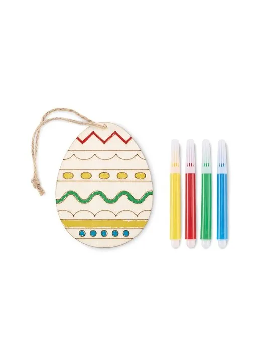 Set de peinture sur œuf en bois DREGG
