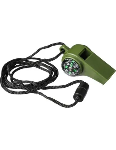 Sifflet avec boussole et thermomètre en PP Damon Personnalisé 2