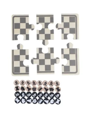 Jeu d'échecs et de dames en bois Hank 2