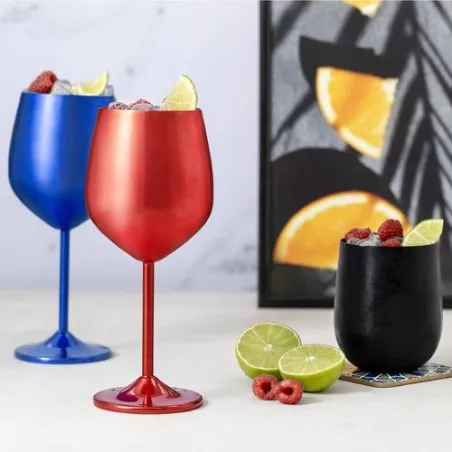 Verre à Vin Arlene - Élégance Métallisée