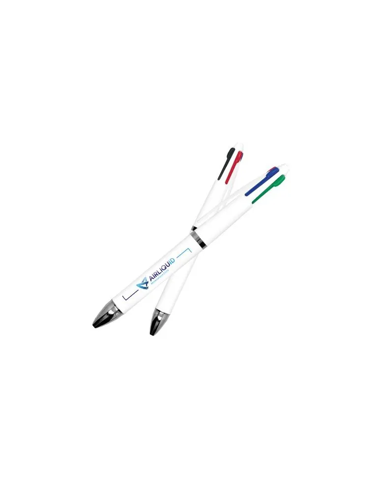 Stylo bille 4 couleurs - objet publicitaire