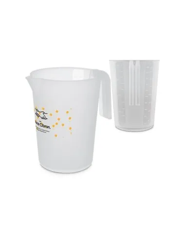 Pichet, pot, en polypropylène (PP) 110 cl ras bord - objet publicitaire