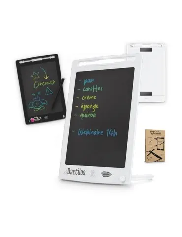 Tablette ardoise numérique LCD colorée anti-effacement 8.5 pouces - objet publicitaire