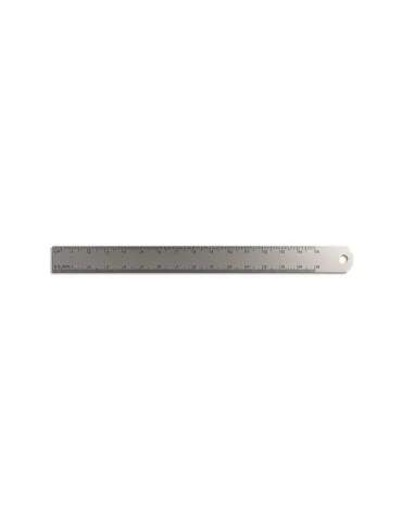 Règle de précision inox personnalisée 170x15 mm avec trou de suspension 2