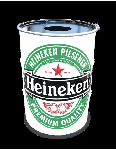 Baril cendrier imprimé personnalisé