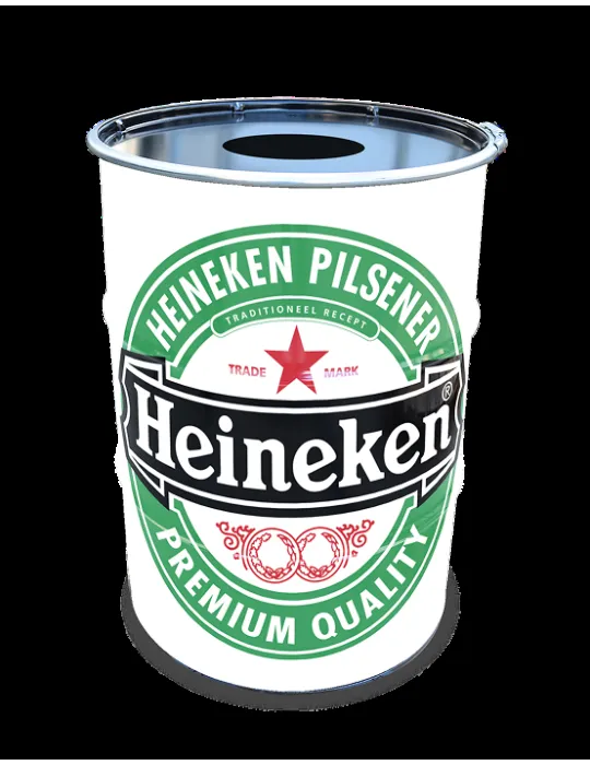 Baril personnalisé avec un nom de marque