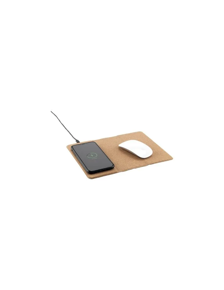 Cork Wireless Charging Mousepad tapis de souris