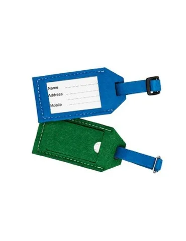 Porte-étiquette à bagage feutrine 2